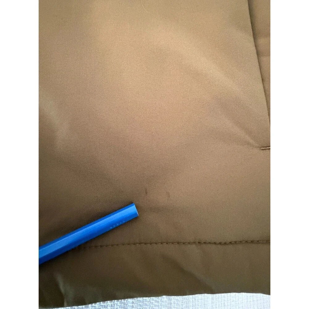 Dakine Mens Medium Insulated Hooded Jacket Water Wind Resistant Brown Outdoor